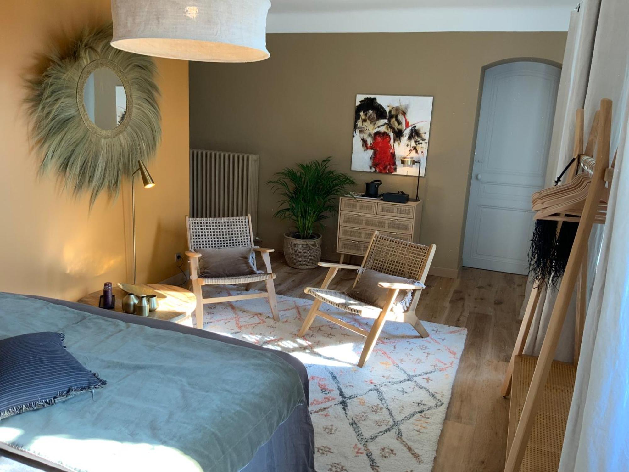 La Bastide Des Grands Chenes Bed & Breakfast Льомбеск Стая снимка